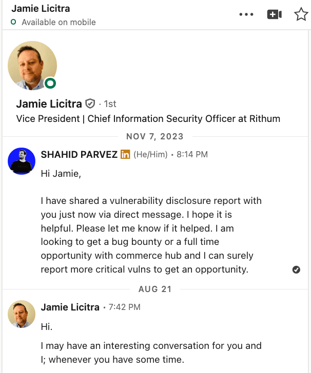 Conversation with Jamie Licitra